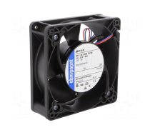 Fan: DC | axial | 24VDC | 119x119x38mm | 278m3/h | 61dBA | ball bearing