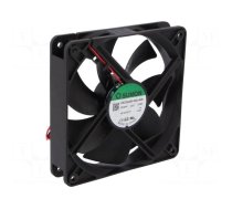 Fan: DC | axial | 24VDC | 120x120x25mm | 127.42m3/h | 34dBA | Len: 330mm