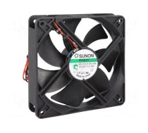 Fan: DC | axial | 24VDC | 120x120x25mm | 127.42m3/h | 34dBA | Vapo | 24AWG