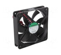 Fan: DC | axial | 24VDC | 120x120x25mm | 158m3/h | 40.5dBA | ball bearing