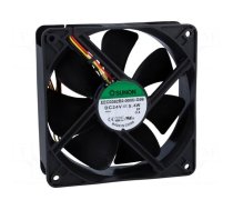 Fan: DC | axial | 24VDC | 120x120x38mm | 197.2m3/h | 44dBA | ball bearing