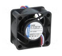 Fan: DC | axial | 24VDC | 40x40x20mm | 13m3/h | 29dBA | slide bearing