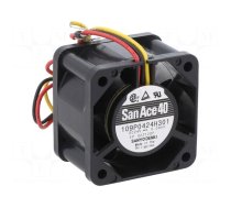 Fan: DC | axial | 24VDC | 40x40x28mm | 19.2m3/h | 37dBA | ball bearing