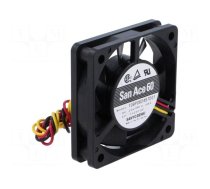 Fan: DC | axial | 24VDC | 60x60x15mm | 28.8m3/h | 36dBA | ball bearing