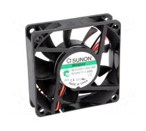 Fan: DC | axial | 24VDC | 70x70x20mm | 49.27m3/h | 33dBA | Vapo | Len: 300mm