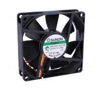 Fan: DC | axial | 24VDC | 80x80x20mm | 61.16m3/h | 38dBA | Vapo | Len: 300mm