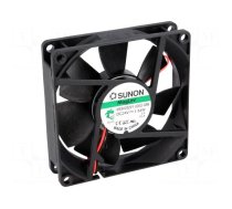 Fan: DC | axial | 24VDC | 80x80x20mm | 61.16m3/h | 38dBA | Vapo | Len: 300mm