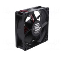 Fan: DC | axial | 24VDC | 80x80x25mm | 44.4m3/h | 19dBA | ball bearing