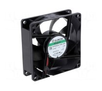 Fan: DC | axial | 24VDC | 80x80x25mm | 61.2m3/h | 30dBA | Vapo | 2900rpm