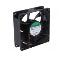 Fan: DC | axial | 24VDC | 80x80x25mm | 62.86m3/h | 30dBA | ball bearing