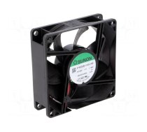 Fan: DC | axial | 24VDC | 80x80x25mm | 62.86m3/h | 30dBA | slide bearing