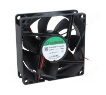 Fan: DC | axial | 24VDC | 80x80x25mm | 69.63m3/h | 33dBA | slide | 3200rpm