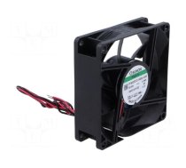 Fan: DC | axial | 24VDC | 80x80x25mm | 96.84m3/h | 43.1dBA | Vapo | 24AWG