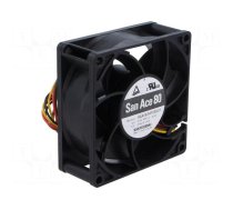 Fan: DC | axial | 24VDC | 80x80x32mm | 147m3/h | 57dBA | ball bearing