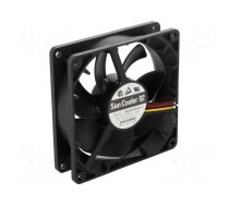 Fan: DC | axial | 24VDC | 92x92x25mm | 105.6m3/h | 43dBA | ball bearing