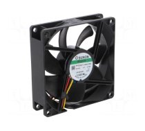 Fan: DC | axial | 24VDC | 92x92x25mm | 126.75m3/h | 45.5dBA | Vapo | 24AWG