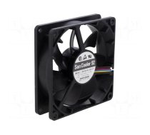 Fan: DC | axial | 24VDC | 92x92x25mm | 48m3/h | 23dBA | ball bearing