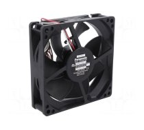 Fan: DC | axial | 24VDC | 92x92x25mm | 67.8m3/h | 25dBA | ball bearing