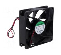 Fan: DC | axial | 24VDC | 92x92x25mm | 82m3/h | 34dBA | ball bearing