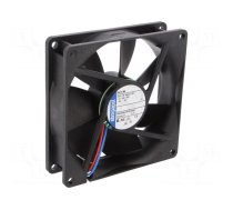 Fan: DC | axial | 24VDC | 92x92x25mm | 84m3/h | 32dBA | slide bearing