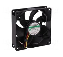 Fan: DC | axial | 24VDC | 92x92x25mm | 87.5m3/h | 34dBA | Vapo | Out: F type