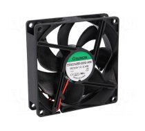 Fan: DC | axial | 24VDC | 92x92x25mm | 93.5m3/h | 37.5dBA | ball bearing