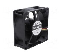 Fan: DC | axial | 24VDC | 92x92x38mm | 186m3/h | 50dBA | ball bearing