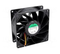 Fan: DC | axial | 24VDC | 92x92x38mm | 204.21m3/h | 57.6dBA | Out: F type