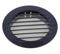 Accessories: ventilation grille | graphite | Dimensions: Ø135mm