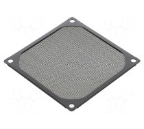 Filter | Ø80mm | aluminium | 1pcs | black | Mounting: screw | Kit: filter