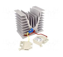 Heater | heatsink | 100W | 230V | for DIN rail mounting | 62x95x100mm