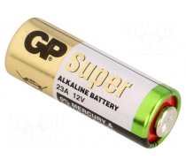 Battery: alkaline | 23A,8LR932 | 12V | non-rechargeable | Ø10x28mm