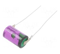 Battery: lithium (LTC) | 1/2AA,1/2R6 | 3.6V | 1100mAh | Ø14.7x25.2mm