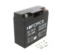 Re-battery: acid-lead | 12V | 18Ah | AGM | maintenance-free | EF