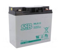 Re-battery: acid-lead | 12V | 20Ah | AGM | maintenance-free