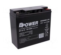 Re-battery: acid-lead | 12V | 22Ah | AGM | maintenance-free | 116W | BV
