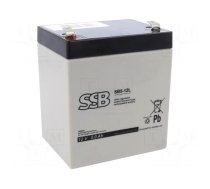 Re-battery: acid-lead | 12V | 5Ah | AGM | maintenance-free | 1.83kg