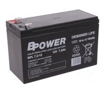 Re-battery: acid-lead | 12V | 7.2Ah | AGM | maintenance-free | 2.4kg