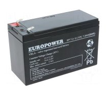 Re-battery: acid-lead | 12V | 7.2Ah | AGM | maintenance-free | EP