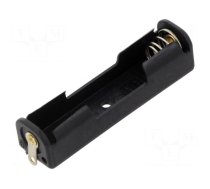 Holder | AAA,R3 | Batt.no: 1 | soldering lugs | black