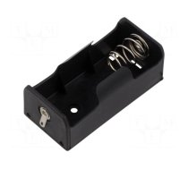 Holder | C,R14 | Batt.no: 1 | for soldering | black