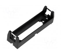 Holder | MR18650 | Batt.no: 1 | for PCB | black