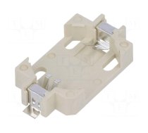 Socket | CR2032,DL2032 | Batt.no: 1 | horizontal,SMT | H: 5.5mm | white