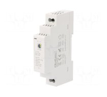 Power supply: switching | for DIN rail | 15W | 12VDC | 1.25A | IP20