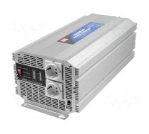 Converter: DC/AC | 2500W | Uout: 230VAC | 10÷15VDC | 430x210x159mm