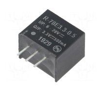 Converter: DC/DC | 1.65W | Uin: 6÷28V | Uout: 3.3VDC | Iout: 0.5A | SIP3