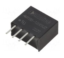 Converter: DC/DC | 1W | Uin: 10.8÷13.2V | Uout: 5VDC | Iout: 200mA | SIP4