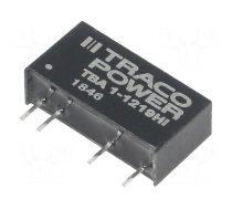 Converter: DC/DC | 1W | Uin: 10.8÷13.2V | Uout: 9VDC | Iout: 111mA | SIP7