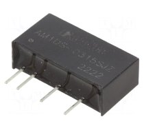 Converter: DC/DC | 1W | Uin: 2.97÷3.63V | Uout: 15VDC | Iout: 67mA | SIP7