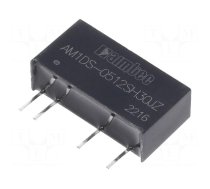 Converter: DC/DC | 1W | Uin: 4.5÷5.5V | Uout: 12VDC | Iout: 83mA | SIP7